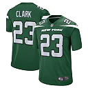 Zennovawear Men's New York Jets Chuck Clark Gotham Green Team Game Jersey