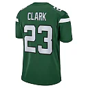 Zennovawear Men's New York Jets Chuck Clark Gotham Green Team Game Jersey