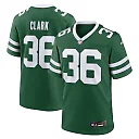 Zennovawear Men's New York Jets Chuck Clark Legacy Green Team Game Jersey