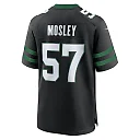 Zennovawear Men's New York Jets C.J. Mosley Legacy Black Alternate Game Jersey