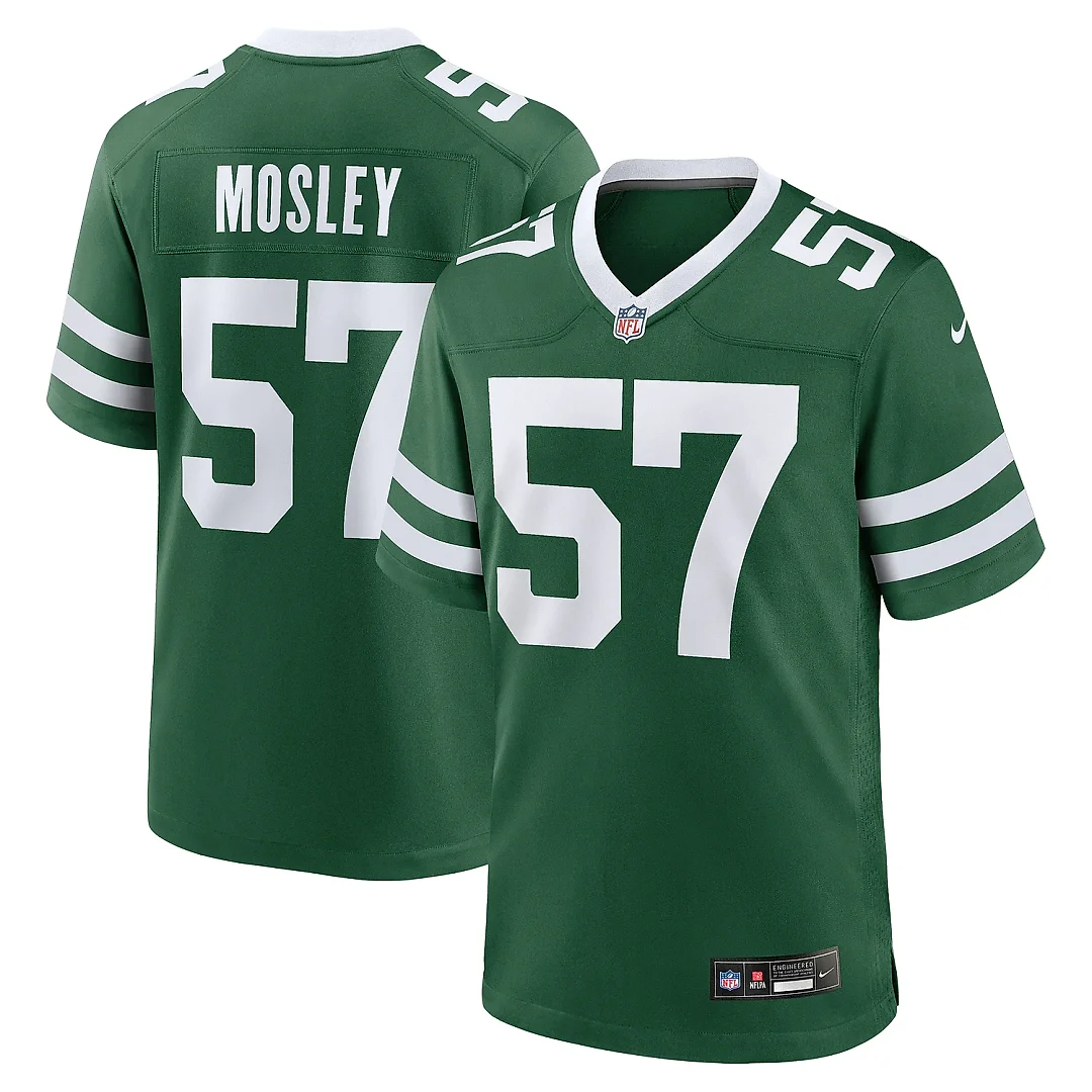Zennovawear Men's New York Jets C.J. Mosley Legacy Green Team Game Jersey
