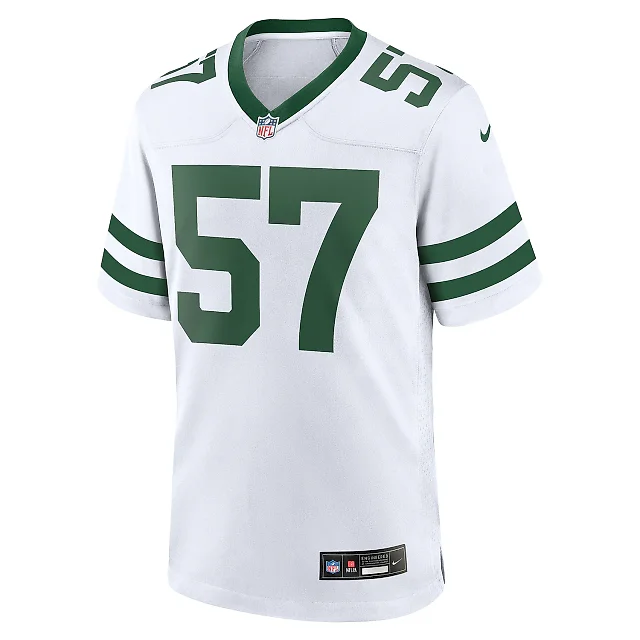 Zennovawear Men's New York Jets C.J. Mosley Legacy White Game Jersey