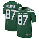 Zennovawear Men's New York Jets C.J. Uzomah Gotham Green Player Game Jersey
