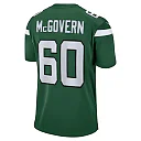 Zennovawear Men's New York Jets Connor McGovern Gotham Green Game Jersey