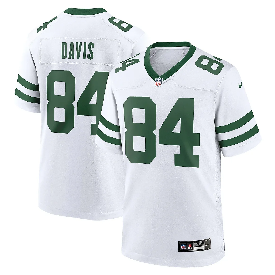 Zennovawear Men's New York Jets Corey Davis Legacy White Game Jersey
