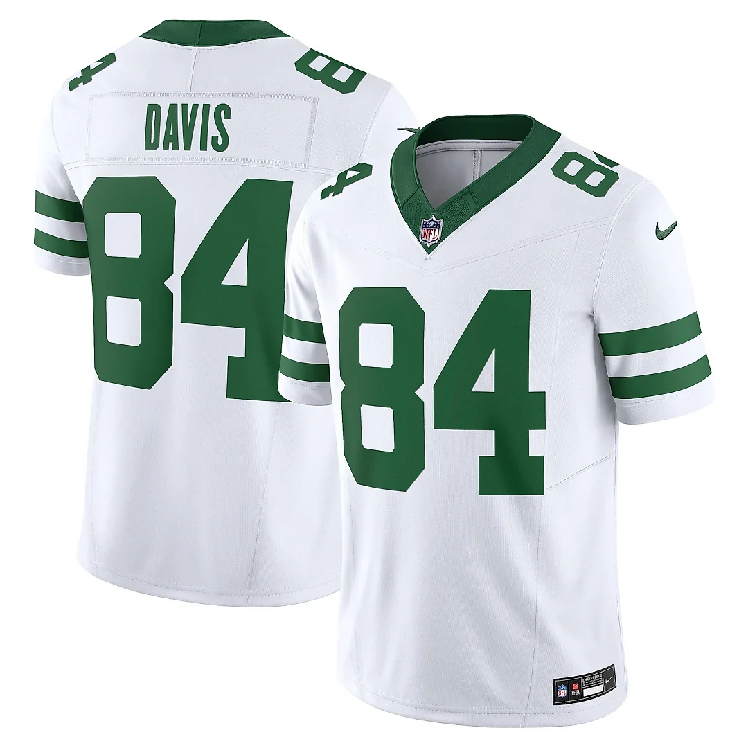 Zennovawear Men's New York Jets Corey Davis Legacy White Vapor F.U.S.E. Limited Jersey