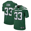 Zennovawear Men's New York Jets Dalvin Cook Gotham Green Game Player Jersey