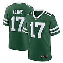 Zennovawear Men's New York Jets Davante Adams Legacy Green Game Jersey