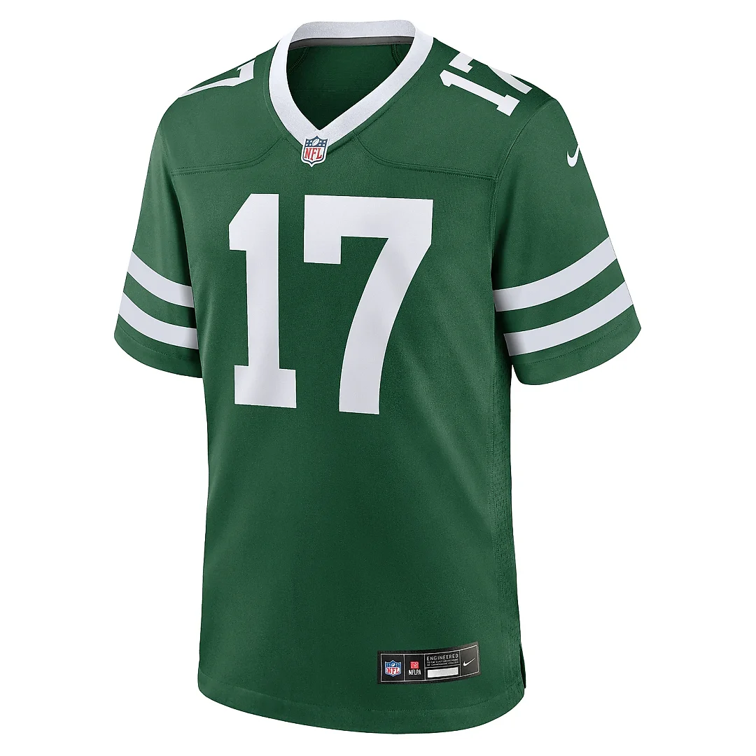 Zennovawear Men's New York Jets Davante Adams Legacy Green Game Jersey