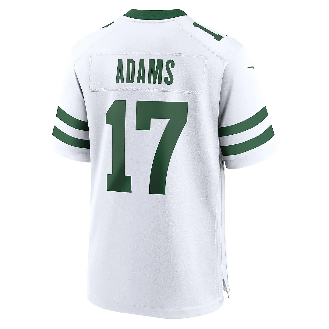Zennovawear Men's New York Jets Davante Adams Legacy White Game Jersey