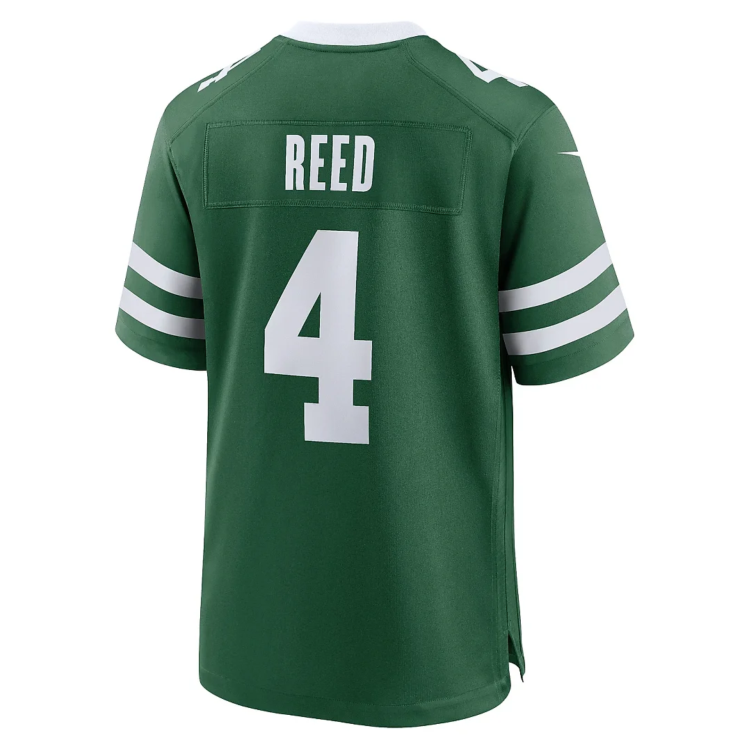 Zennovawear Men's New York Jets D.J. Reed Legacy Green Game Jersey