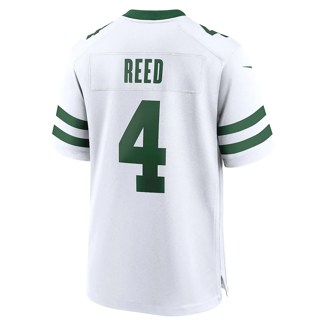 Zennovawear Men's New York Jets D.J. Reed Legacy White Game Jersey