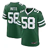 Zennovawear Men's New York Jets Eric Watts Legacy Green Team Game Jersey