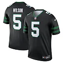 Zennovawear Men's New York Jets Garrett Wilson Black Alternate Legend Player Performance Top