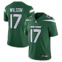 Zennovawear Men's New York Jets Garrett Wilson Gotham Green Vapor Untouchable Limited Jersey