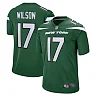 Zennovawear Men's New York Jets Garrett Wilson Green Player Game Jersey