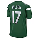 Zennovawear Men's New York Jets Garrett Wilson Green Player Game Jersey