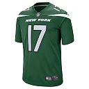 Zennovawear Men's New York Jets Garrett Wilson Green Player Game Jersey