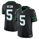 Zennovawear Men's New York Jets Garrett Wilson Legacy Black Alternate Vapor F.U.S.E. Limited Jersey