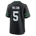 Zennovawear Men's New York Jets Garrett Wilson Legacy Black Alternate Game Jersey