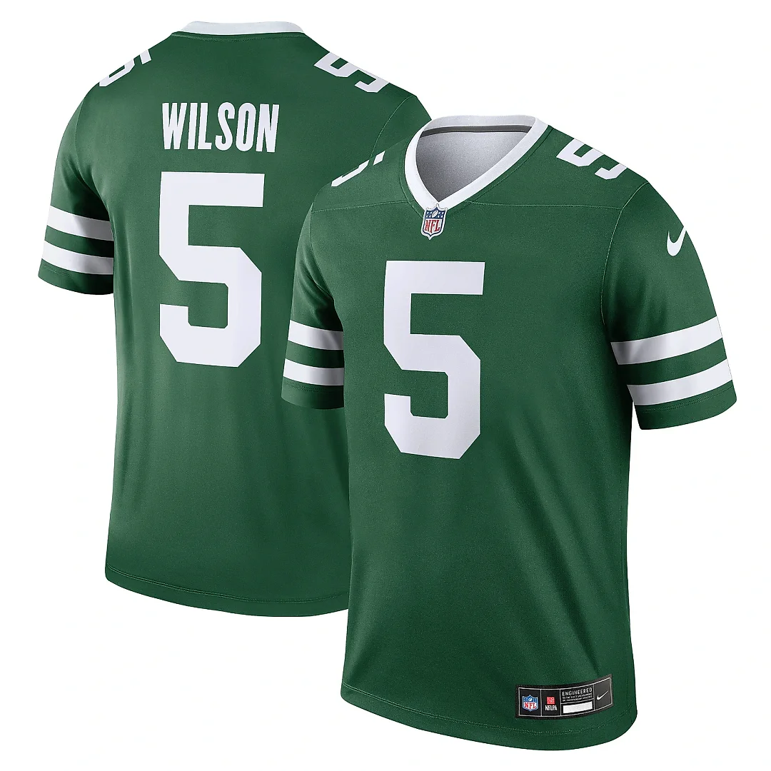 Zennovawear Men's New York Jets Garrett Wilson Legacy Green Legend Player Performance Top