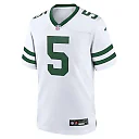 Zennovawear Men's New York Jets Garrett Wilson Legacy White Game Jersey