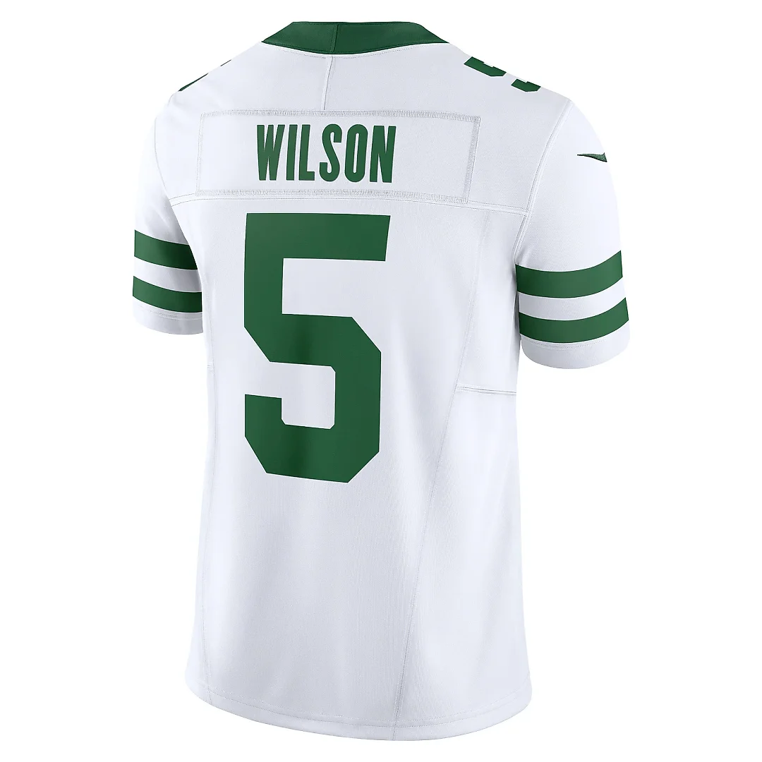 Zennovawear Men's New York Jets Garrett Wilson Legacy White Vapor F.U.S.E. Limited Jersey