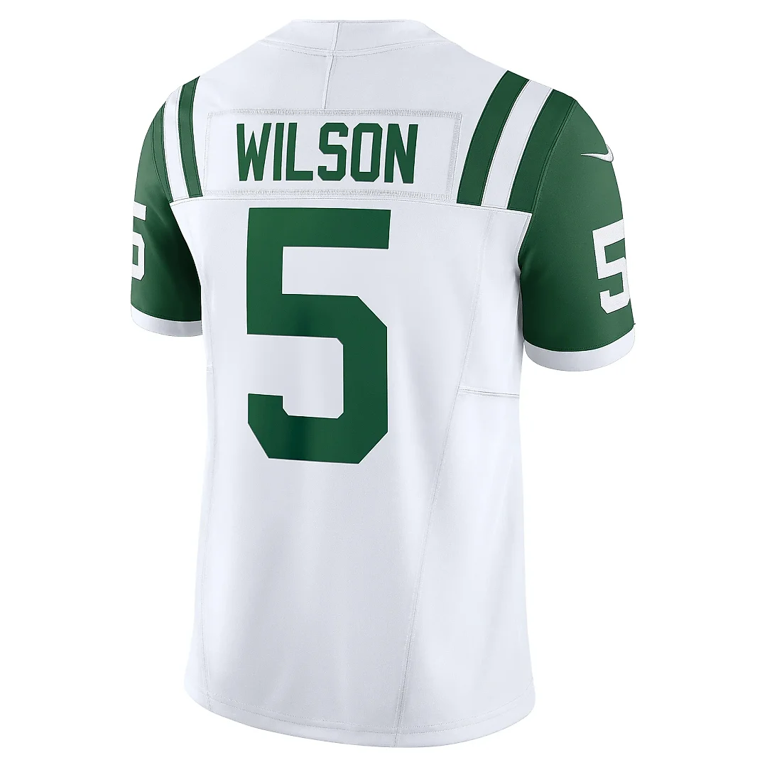 Zennovawear Men's New York Jets Garrett Wilson White Classic Alternate Vapor F.U.S.E. Limited Jersey