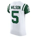 Zennovawear Men's New York Jets Garrett Wilson White Classic Alternate Vapor F.U.S.E. Elite Jersey