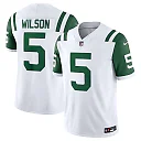 Zennovawear Men's New York Jets Garrett Wilson White Classic Alternate Vapor F.U.S.E. Limited Jersey