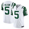 Zennovawear Men's New York Jets Garrett Wilson White Classic Alternate Vapor F.U.S.E. Limited Jersey