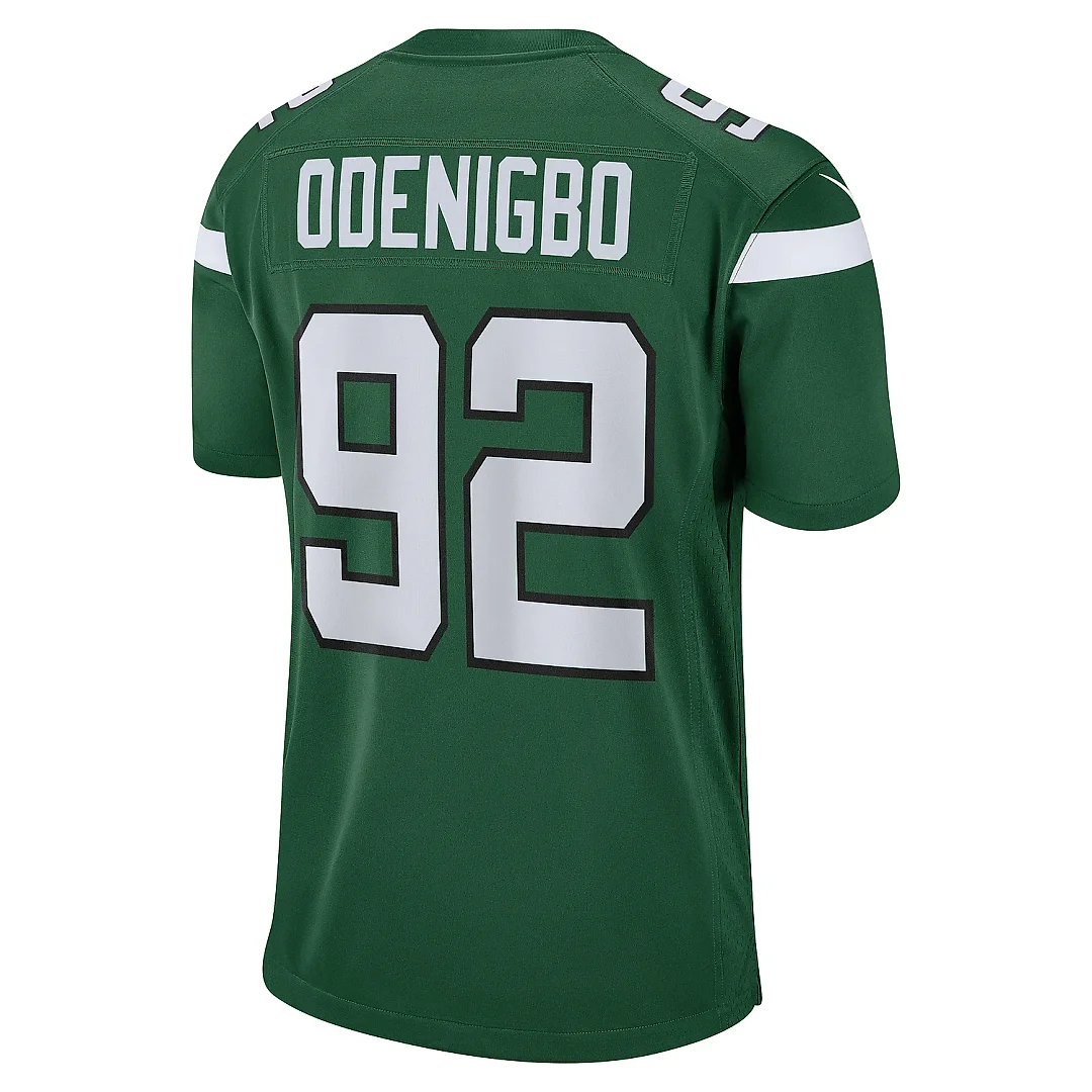 Zennovawear Men's New York Jets Ifeadi Odenigbo Gotham Green Game Jersey