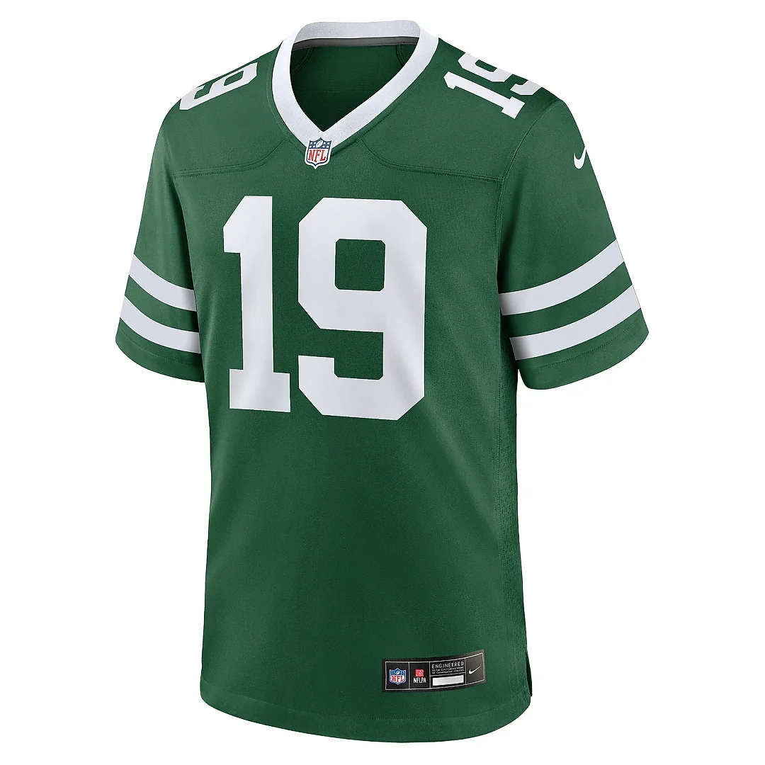 Zennovawear Men's New York Jets Irvin Charles Legacy Green Team Game Jersey