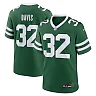 Zennovawear Men's New York Jets Isaiah Davis Legacy Green Team Game Jersey