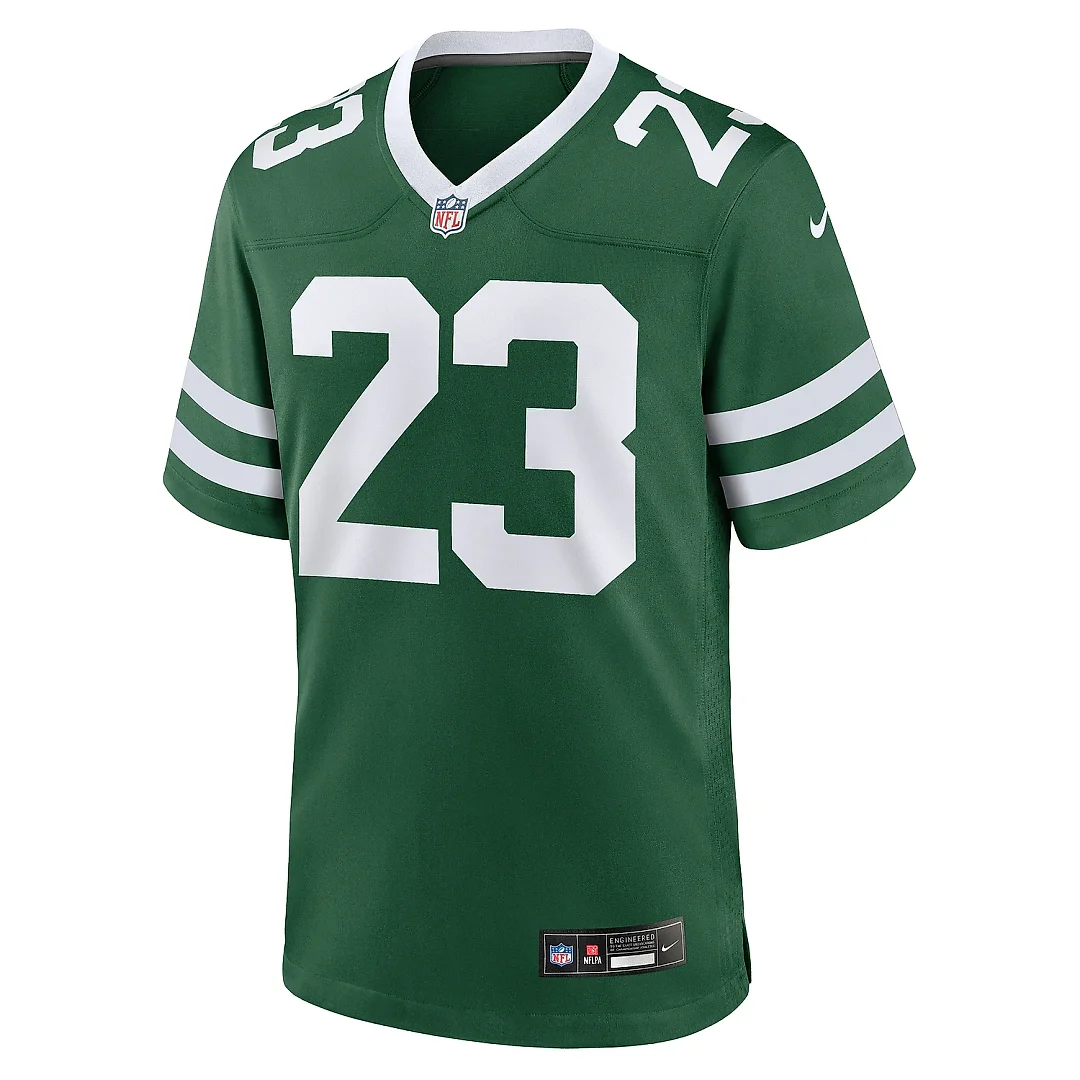 Zennovawear Men's New York Jets Isaiah Oliver Legacy Green Team Game Jersey