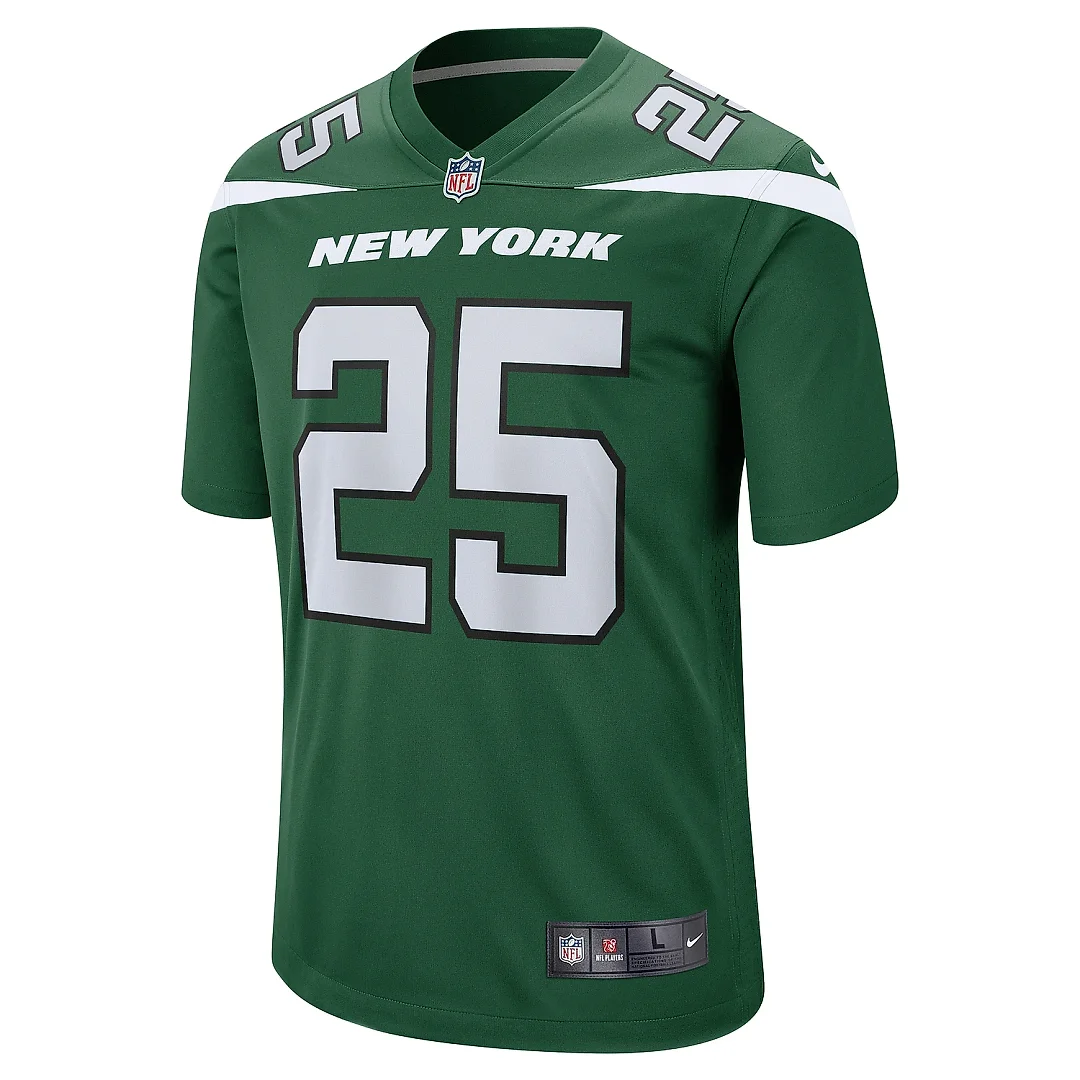 Zennovawear Men's New York Jets Israel Abanikanda Gotham Green Game Jersey