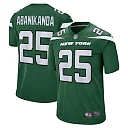 Zennovawear Men's New York Jets Israel Abanikanda Gotham Green Game Jersey