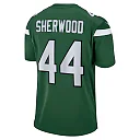 Zennovawear Men's New York Jets Jamien Sherwood Gotham Green Game Jersey