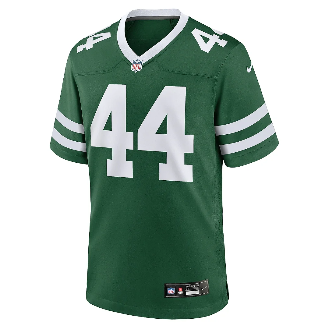 Zennovawear Men's New York Jets Jamien Sherwood Legacy Green Team Game Jersey