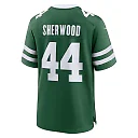 Zennovawear Men's New York Jets Jamien Sherwood Legacy Green Team Game Jersey
