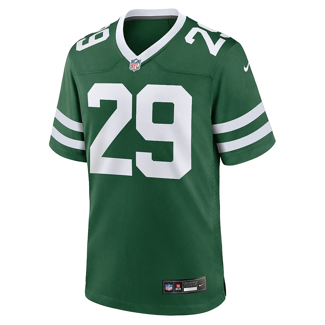 Zennovawear Men's New York Jets Jarrick Bernard-Converse Legacy Green Team Game Jersey