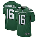 Zennovawear Men's New York Jets Jason Brownlee Gotham Green Game Jersey