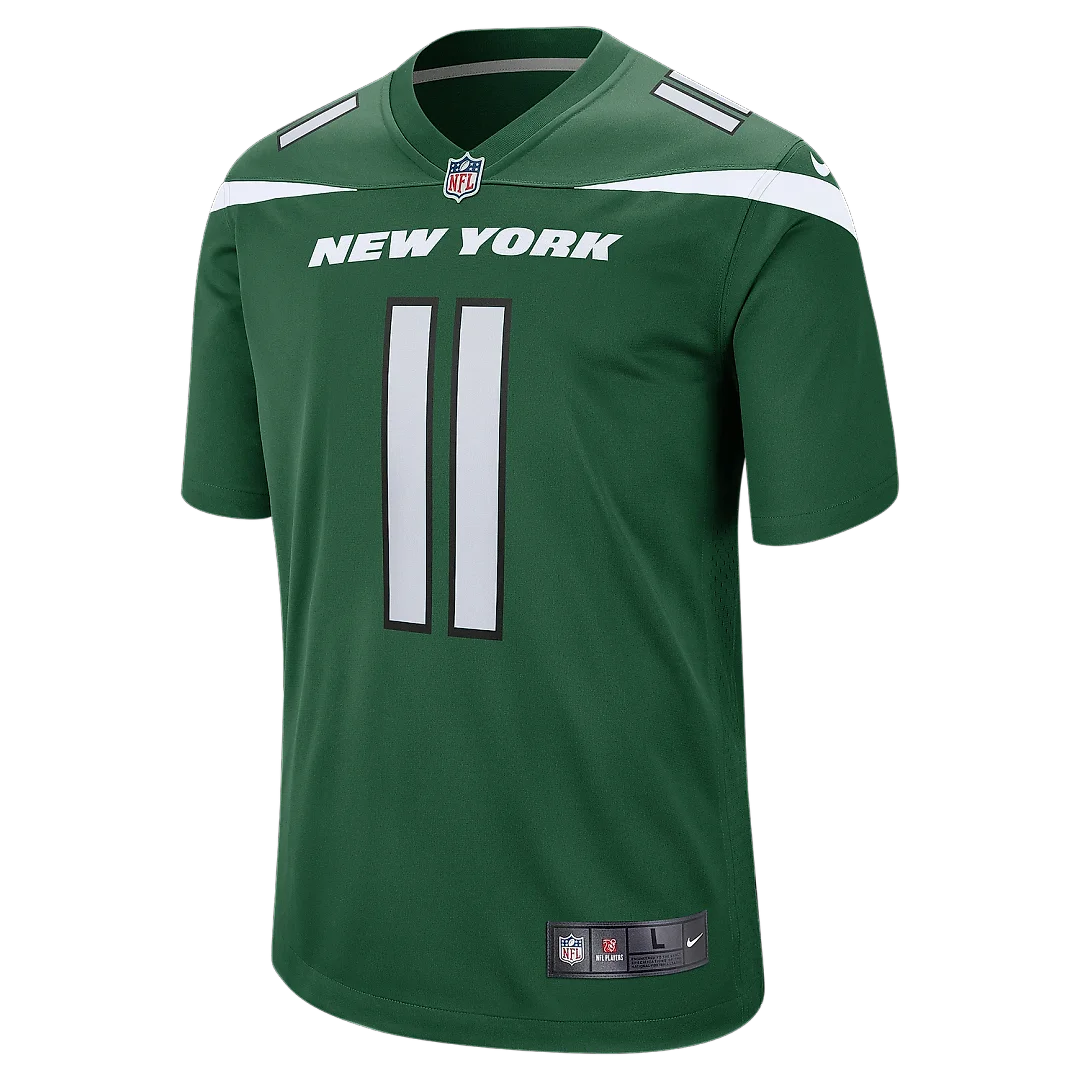Zennovawear Men's New York Jets Jermaine Johnson II Gotham Green Game Jersey