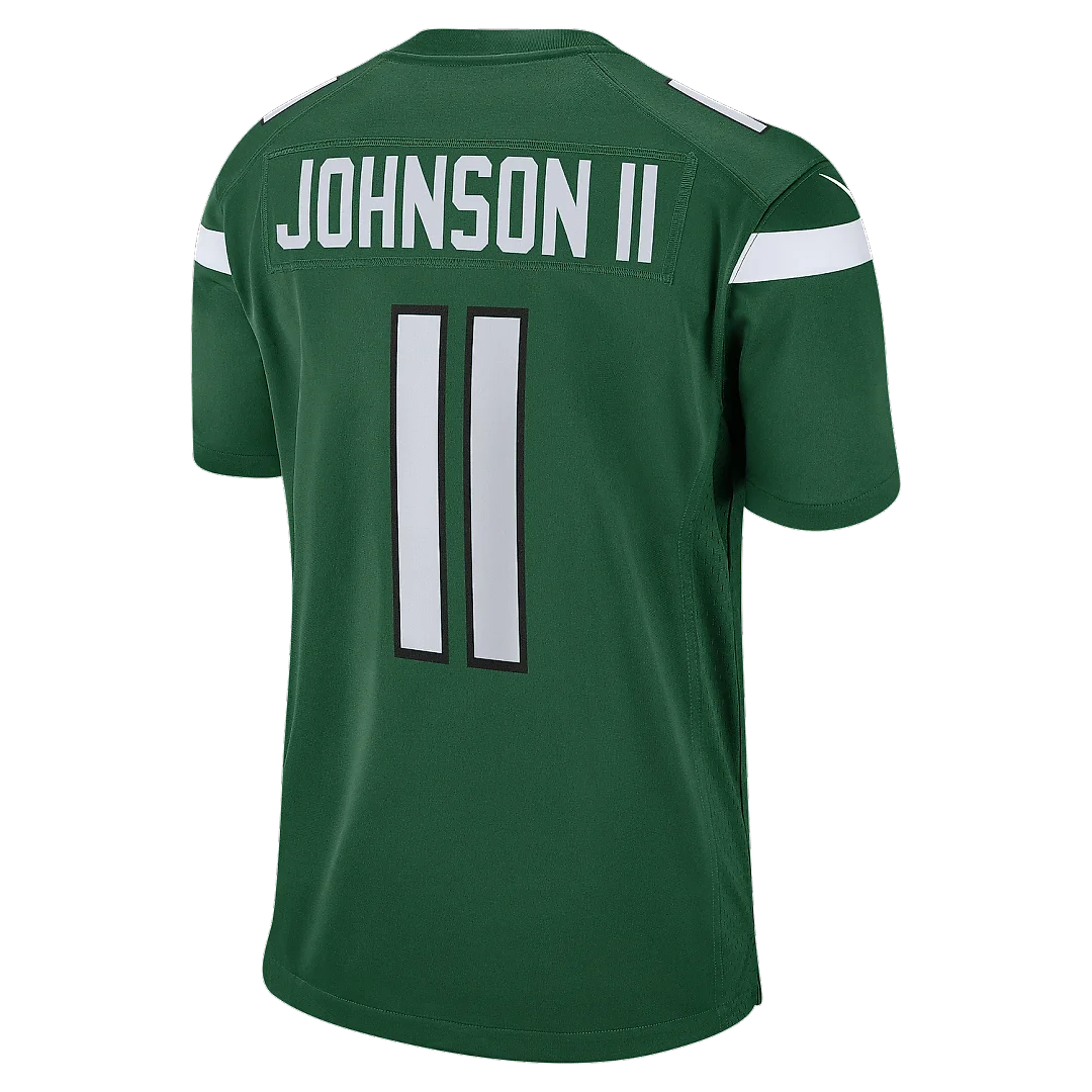 Zennovawear Men's New York Jets Jermaine Johnson II Gotham Green Game Jersey