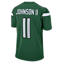 Zennovawear Men's New York Jets Jermaine Johnson II Gotham Green Game Jersey