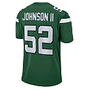 Zennovawear Men's New York Jets Jermaine Johnson II Green Player Game Jersey