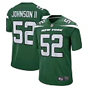 Zennovawear Men's New York Jets Jermaine Johnson II Green Player Game Jersey
