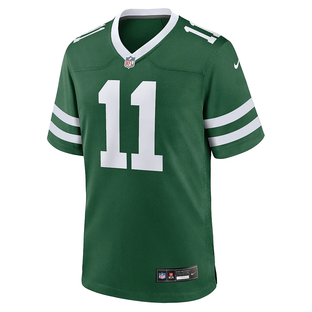 Zennovawear Men's New York Jets Jermaine Johnson II Legacy Green Team Game Jersey