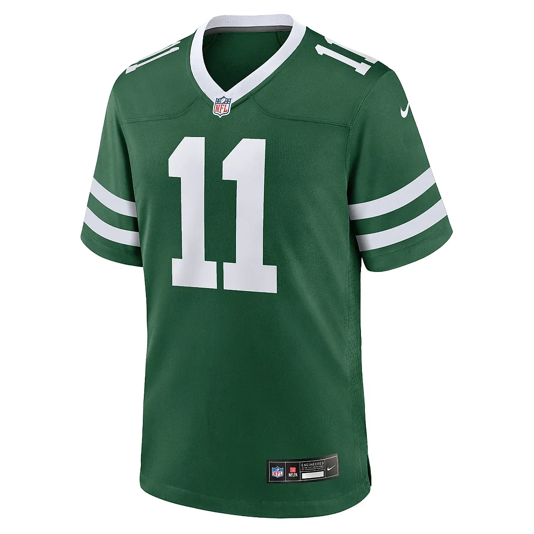 Zennovawear Men's New York Jets Jermaine Johnson II Legacy Green Game Jersey