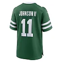 Zennovawear Men's New York Jets Jermaine Johnson II Legacy Green Game Jersey